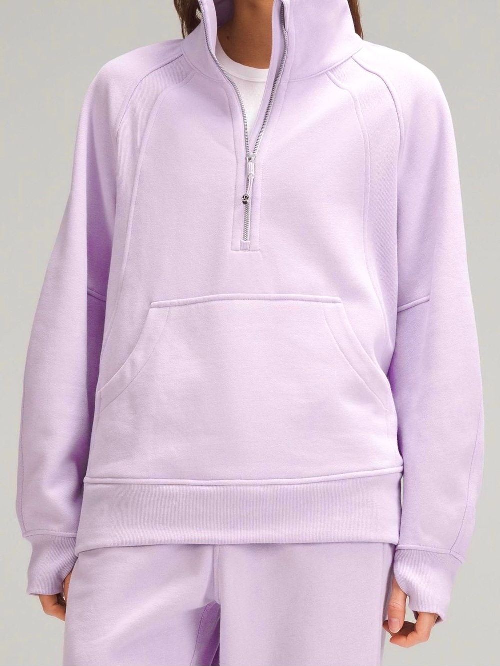 lululemon M/L Scuba Oversized Half Zip Long Sweatshirt